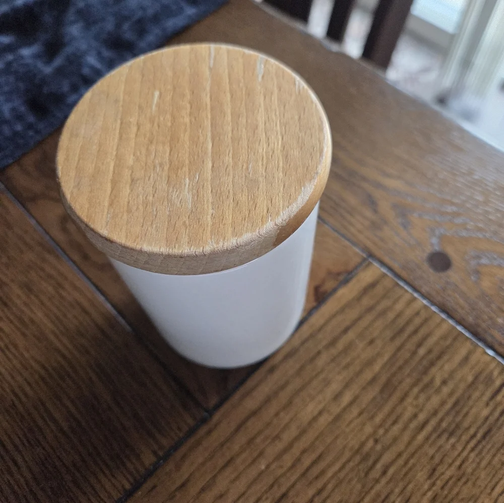 Vintage Pomona By Portmeirion Ceramic Cherry Wood Lidded Storage Container